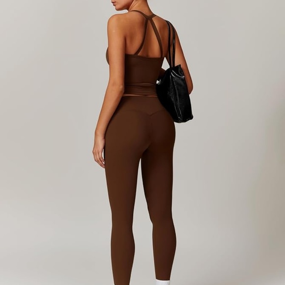 Brown Workout Set - Picture 2 of 3